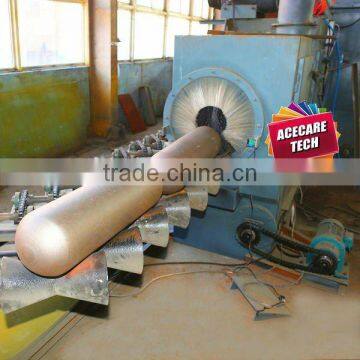 Steel pipe shot blasting machine, shot blasting