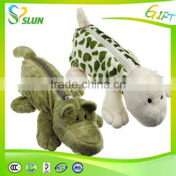 Cartoon Plush Zippered Pencil Bag photo-4