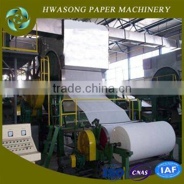 High Speed Waste Paper Recycling Machine Toilet Tissue Paper Machine