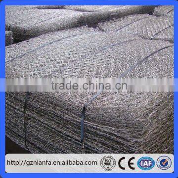 Dam Protection Stone Cage PVC Coated Galvanized 80*100 mm Gabion Box(Guangzhou Factory)