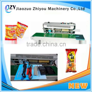 2016 Full stainless steel film sealing machine/Plastic Film Continuous Sealing Machine