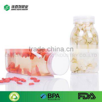 New product bottle transparent plastic jar BPA free plastic drinking bottle pet milk bottles