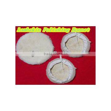 Lambskin Polishing Bonnet, Wool Buffing Pad,Polishing Bonnet