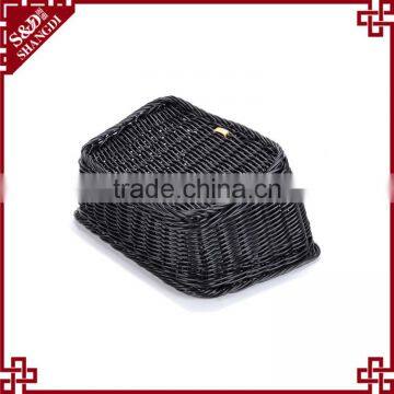 Food Grade Home or Market Metal & Rattan Craft Bread Fruit Vegetable Display Rack photo-6