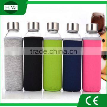 Transparent Glass Cup With Lid Seal Leak Resistant Glass Creative Portable Sports Cups Hot Resistant Glass Cup photo-3