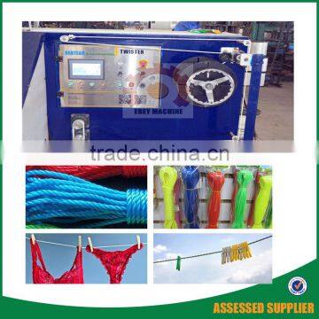 Construction kite string clothesline laver seaweed packing rope plastic pp twine making machine