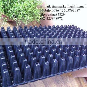 PS Material Plastic Plant Nursery Seedling Black Hole Tray 288 Cell With Different Thickness photo-3