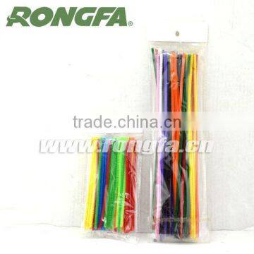 6mm X30cm Children DIY Toys Craf Pipe Cleaners Acrylic Chenille Stem photo-5