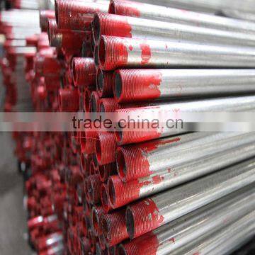 ASTM A53/A500, BS 1387-Hot Dipped Galvanized Steel Pipe -Threaded, Coulping, PVC Cap010 photo-2