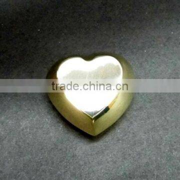 New design handmade golden brass paper weight