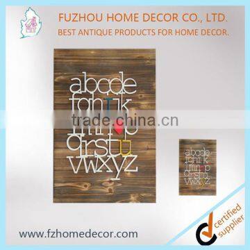 Decorative novelty wooden signs with 3D letters