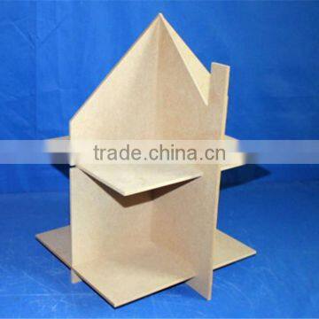 Unique Design Office Use Unfinished Desktop Wood Rack Display Shelf photo-3