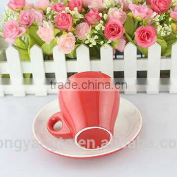 Chaozhou Wholesale Ceramic New Cup Manufacturer, Porcelain Coffee Tea Cup Saucer Set photo-4