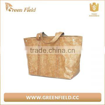 Hot Sale Brown Color Tyvek Handbag Custom Size Handbags photo-2