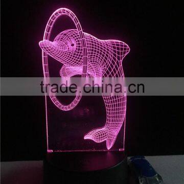 3d illusion light custom logo included led projection lamp socket