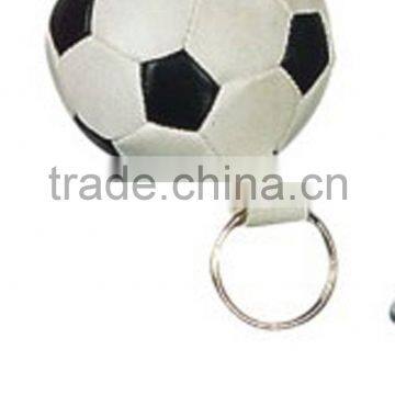 Hot selling soft PVC football keychain