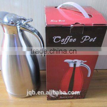 New Design 2.0L Double wall stainless steel insulated coffee jug