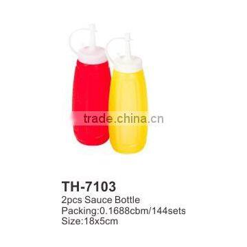 High Quanlity PE 2pcs Sauce Bottle TH-7103