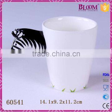 3d Ceramic Hippopotamus Shape Animal Mug photo-3