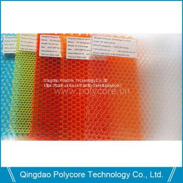 waterproof light weight colorful PC honeycomb core