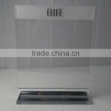 T Shape Acrylic Sign Holder photo-2