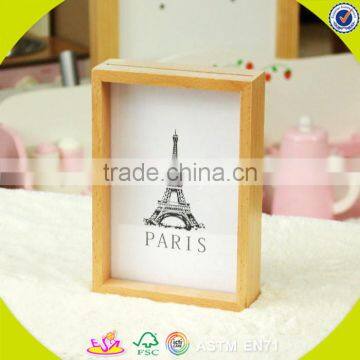 2017 Wholesale Kids Wooden Photo Frame Fashion Baby Wooden Photo Frame Hottest Children Wooden Photo Frame W09A040 photo-3