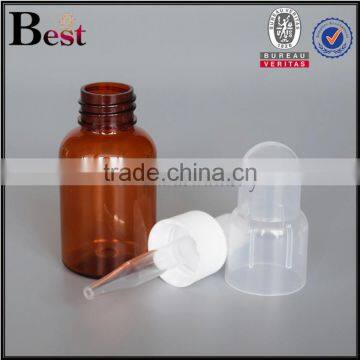 2017 Hot New Products Beard Oil Fragrance Perfume Round Shoulder 35ml Pet Plastic Dropper Bottle Pipette photo-4