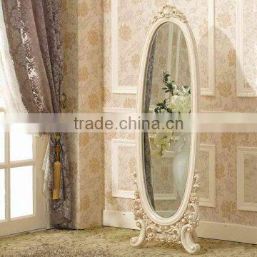 European design wood dressing mirror