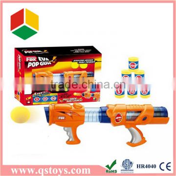 Cheap toy air soft bullet gun in window box