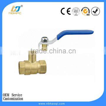 forged brass water meter check valve with steel handle