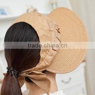 Korean Empty Top Lady Hat Summer Sun Visor Cap Hats photo-3