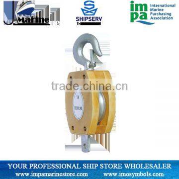 Marine Wholesale Single Sheave Wood Cargo Block photo-2