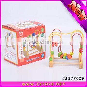 Funny Kids Wooden Toys Educational Beads Around for Children photo-4