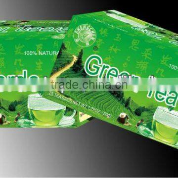Green teabag chinese green tea organic tea