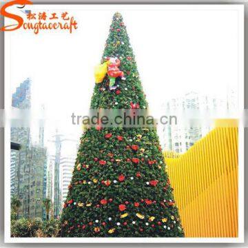 Wholesale Artificial Umbrella Metal Frame Christmas Tree photo-4