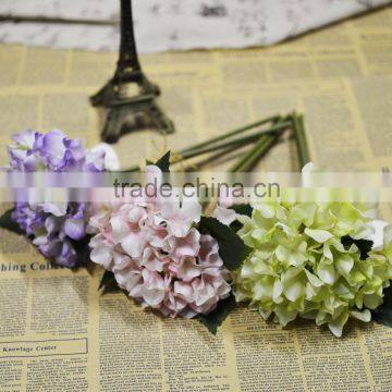 Fabric Wholesale Silk Flower Handmade Decorative Branches Hydrangea Flowers photo-3