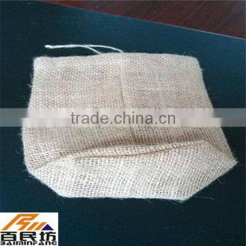 nature color jute pouches 20cm long 13cm wide