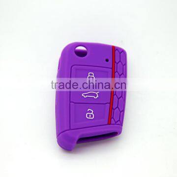 Best Price Custom Car Key Shell Silicone Car Key Cover for VW Golf 7 photo-2