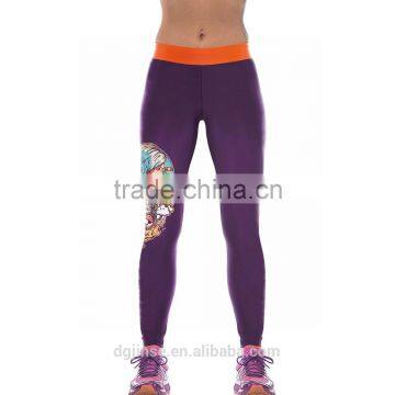 The new fashion woman digital printing yaga wear gym leggings running fitness custom yoga pants mbsshi for women yoga