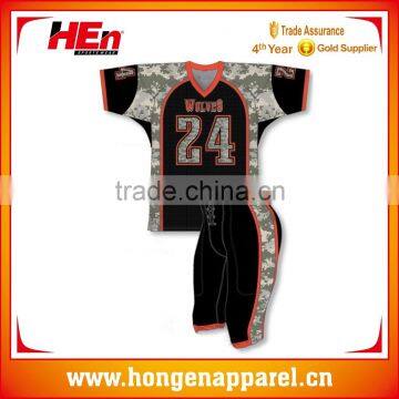 Hongen apparel Club American football shits , Embroidered football jersey
