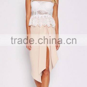 Summer Fashion Clothes Lace Crochet Women Tops Sleeveless Beachwear Sexy Tops photo-3