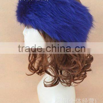 AliExpress European style faux fur head ring without top faux fur hat for woman