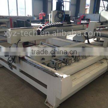 Wood Plastic 4 Axis Engraving Machine Linear Slide Rail Multi Spindle Cnc Router photo-2