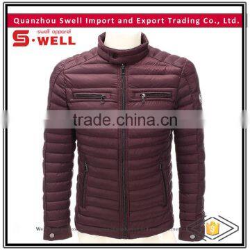 potential latest design long sleeves quilt jacket for man