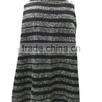 Fashion popular knitting acrylic hot stripe shawl