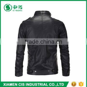 New Fashion Winter Mens Motorcycle Leather Jacket for Sale photo-3