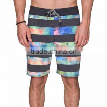 Tie-die Board Short for Man Two-Way Stretch Free Movement Beach Sport Shorts Customize Side-Zippered Pocket Beachwear photo-6