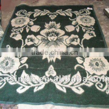 flower jacquard blanket,thermal blanket