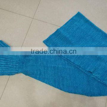 Adutls Ladies Kids Fish Scale Oyster Seamaid Mermaid Knitted Blanket photo-5