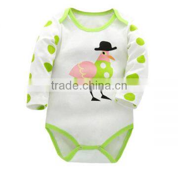 Cartoon Baby Triangle Jersaylong Sleeves Baby Rompers 2017 Wholesale photo-6